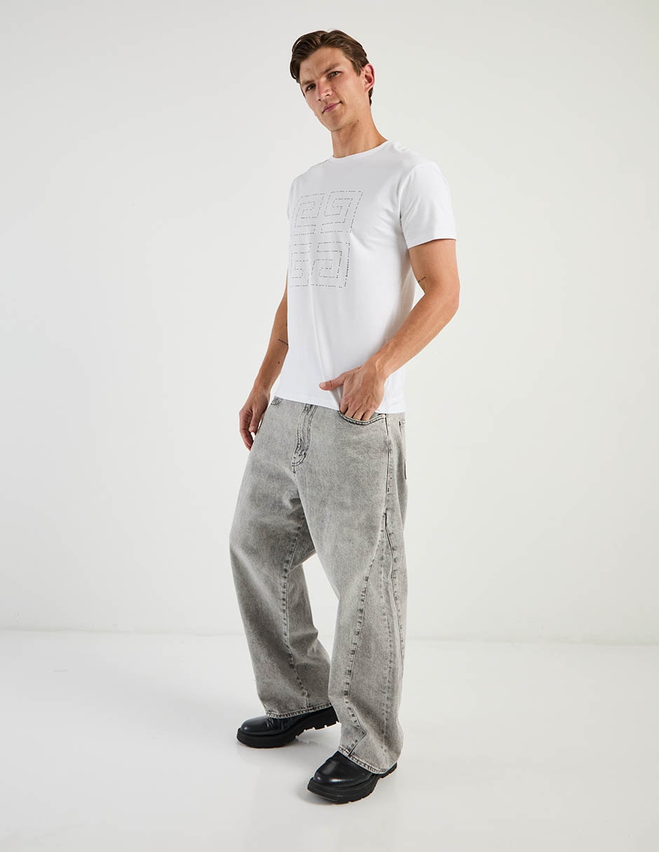 Playera cuello redondo para hombre 2