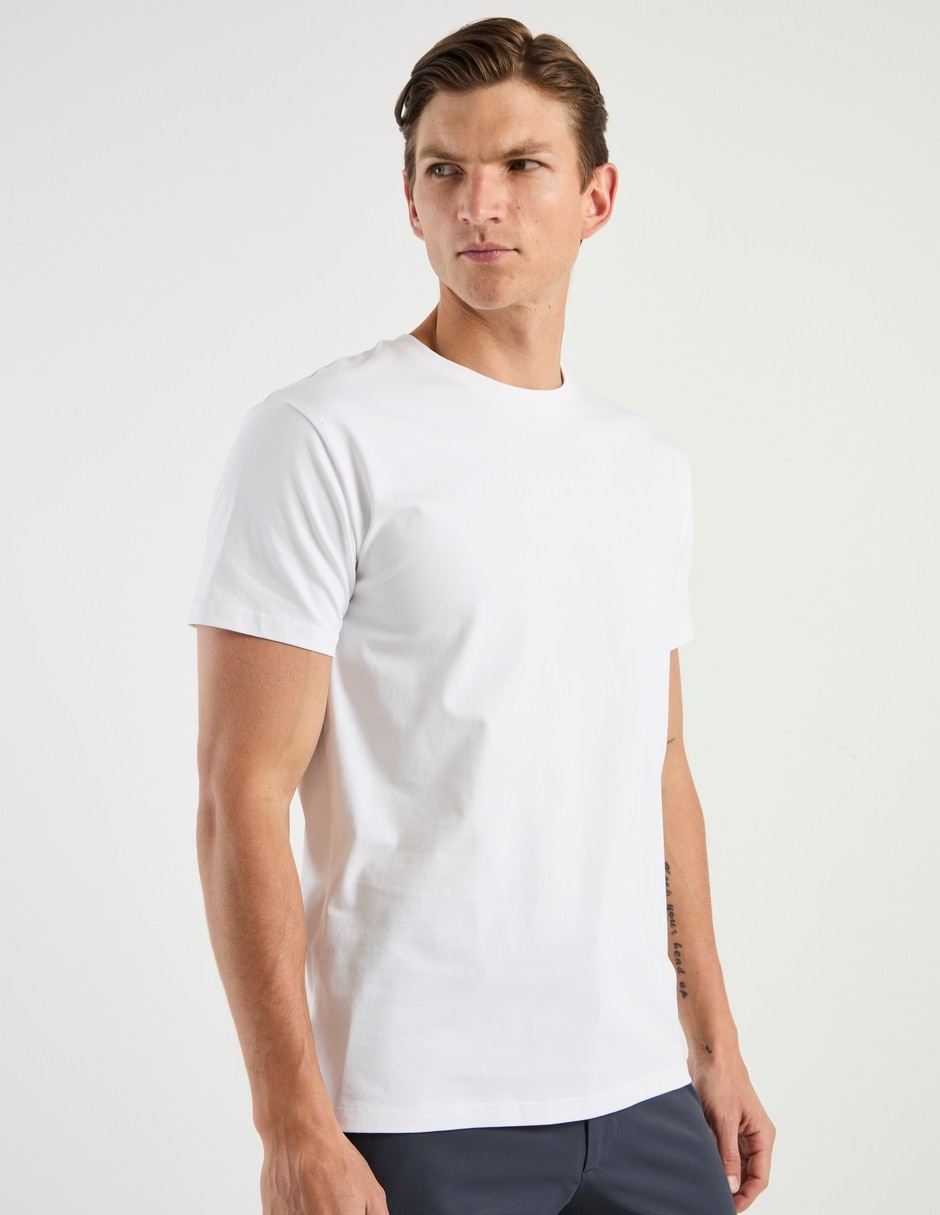 Playera cuello redondo para hombre