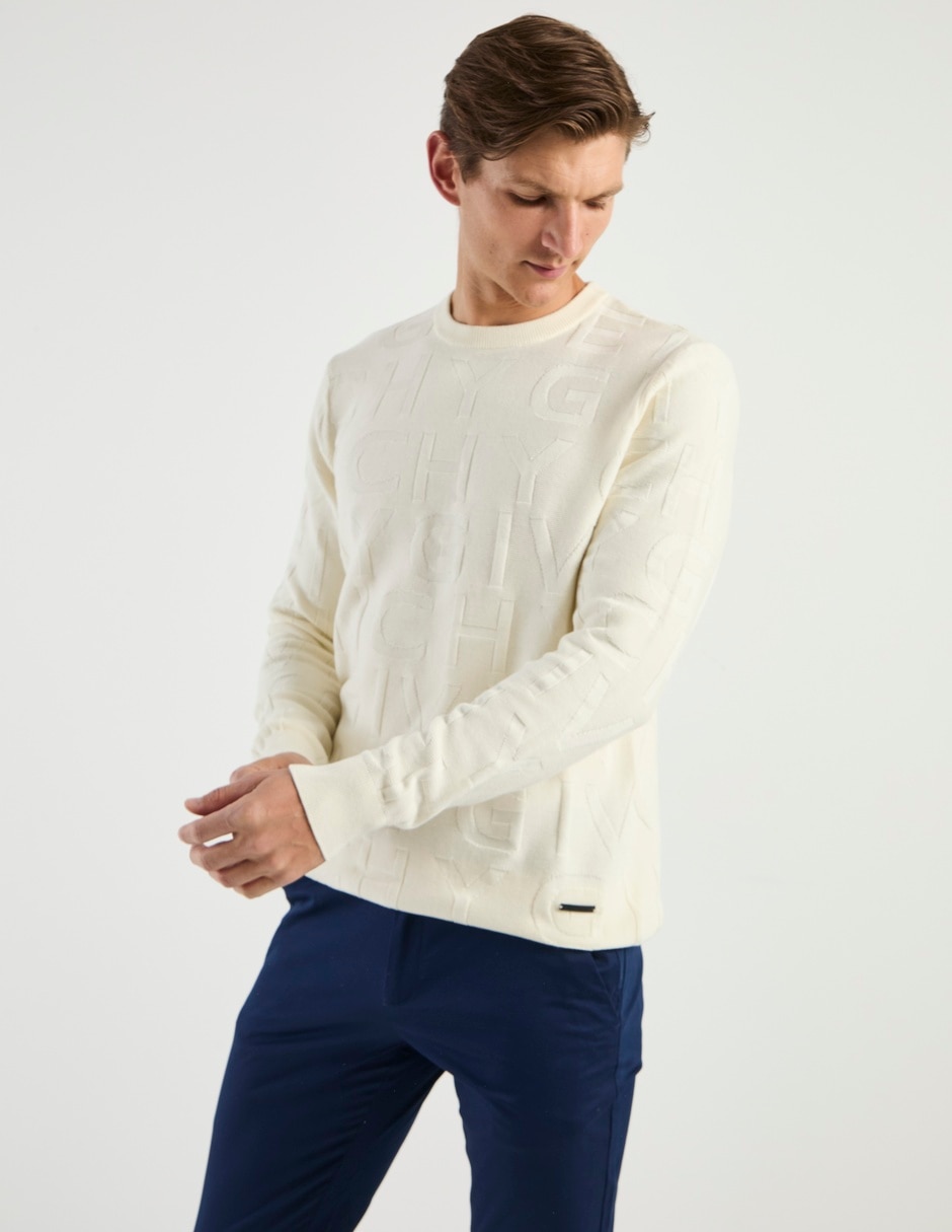 Suéter cuello redondo para hombre