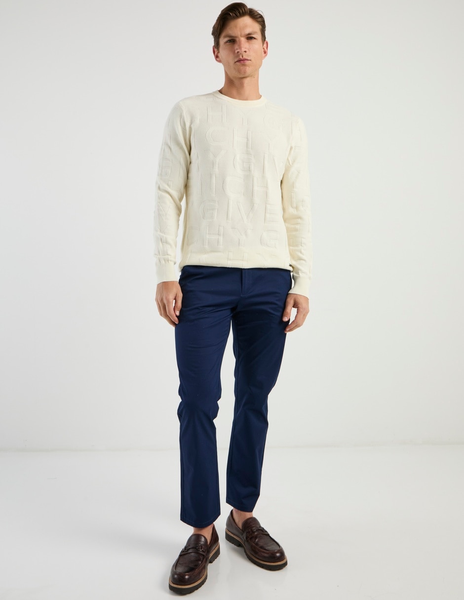 Suéter cuello redondo para hombre 2