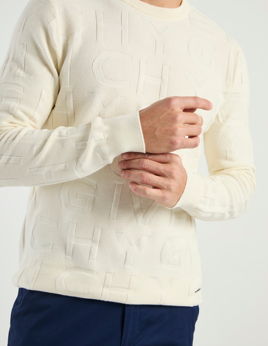 Suéter cuello redondo para hombre 4