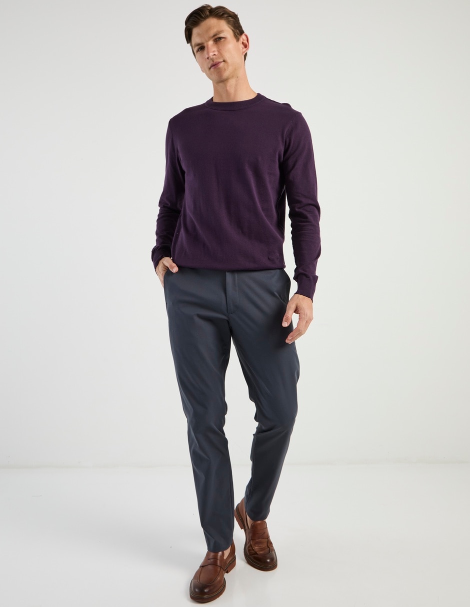 Suéter cuello redondo para hombre 2