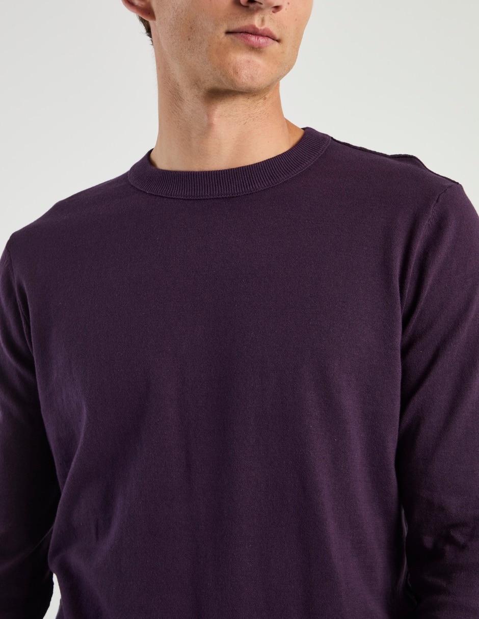 Suéter cuello redondo para hombre 4