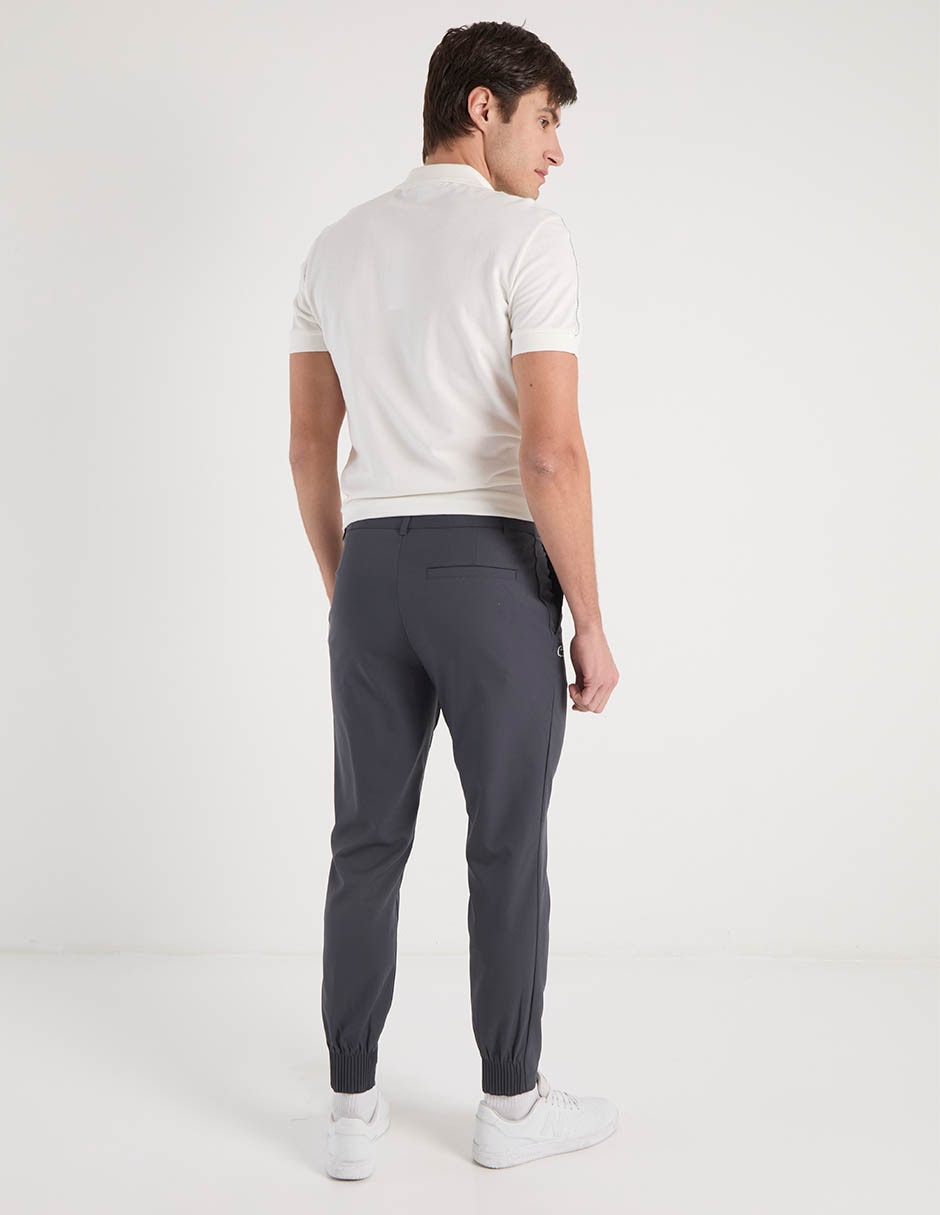Pants skynny con botón para hombre 6