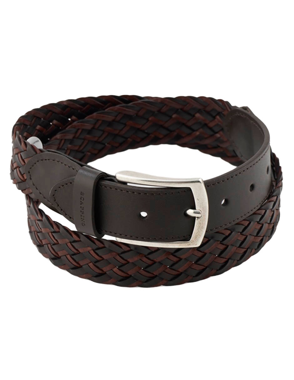 Cinturón de piel bovino para hombre
