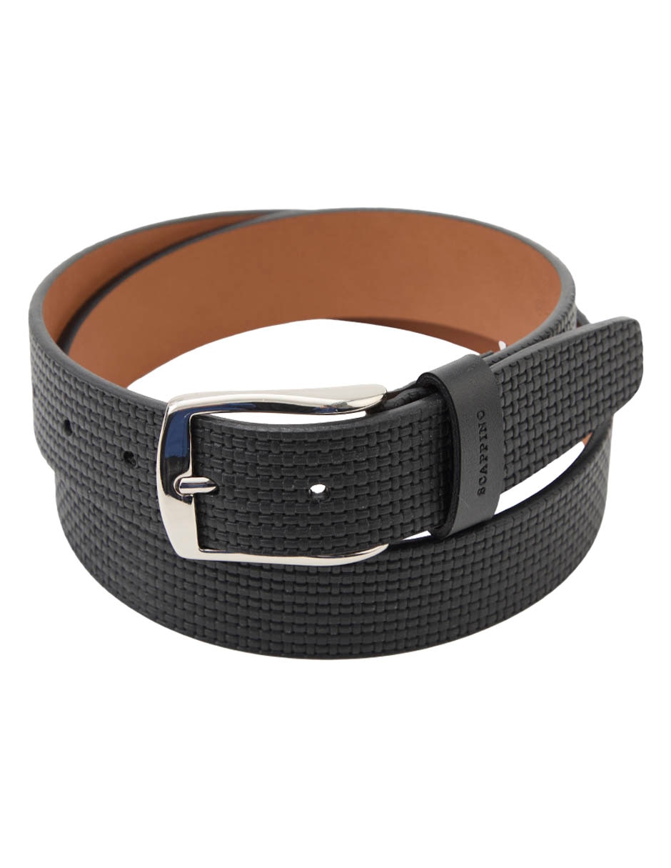 Cinturón de piel para hombre