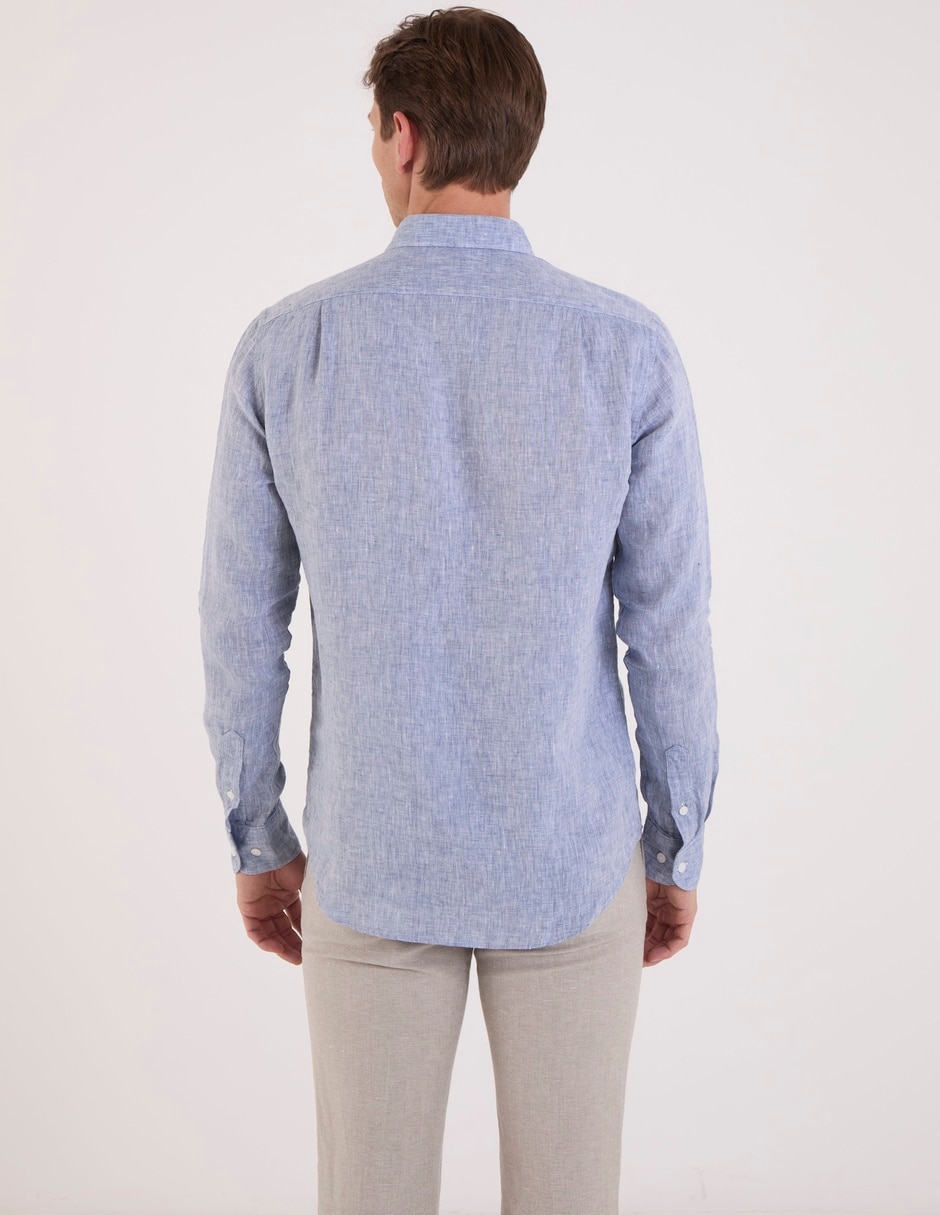 CAMISA SCAPPINO CSMO00, M, AZUL OBSCURO