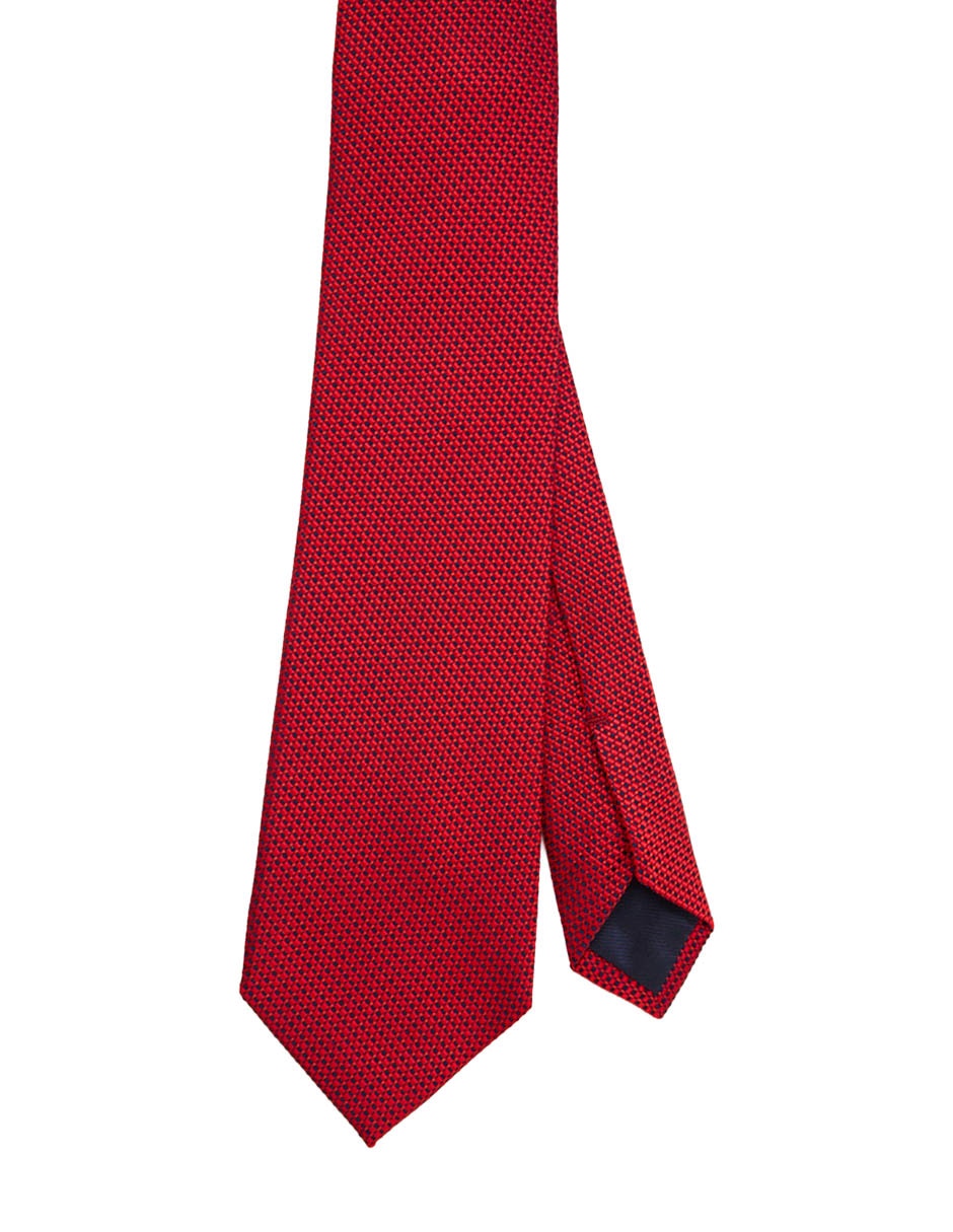 Corbata regular de seda para hombre