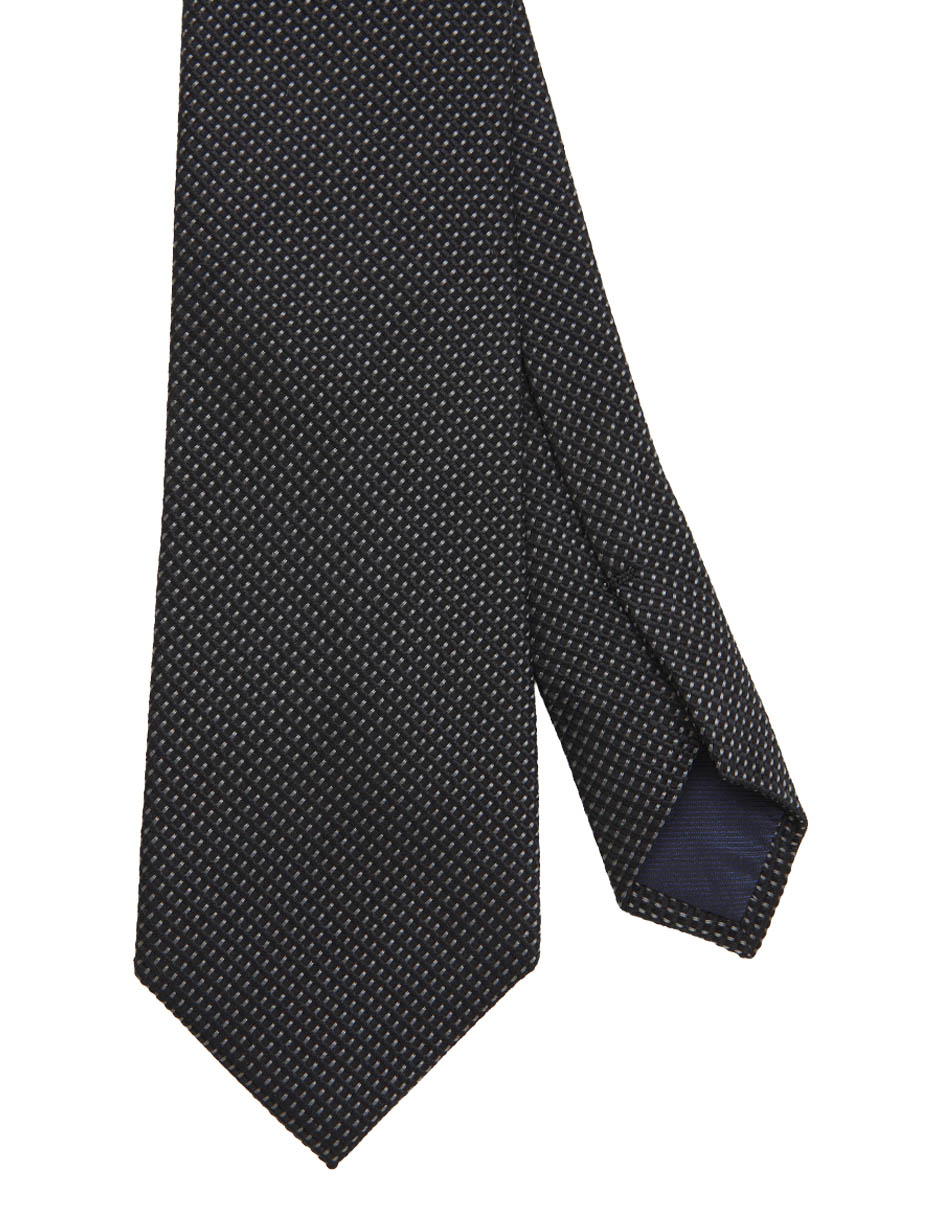 Corbata regular de seda para hombre