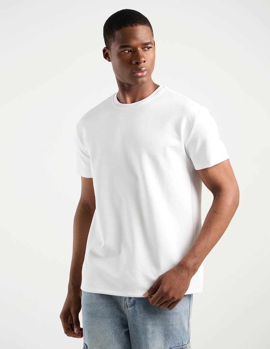 Playera cuello redondo para hombre