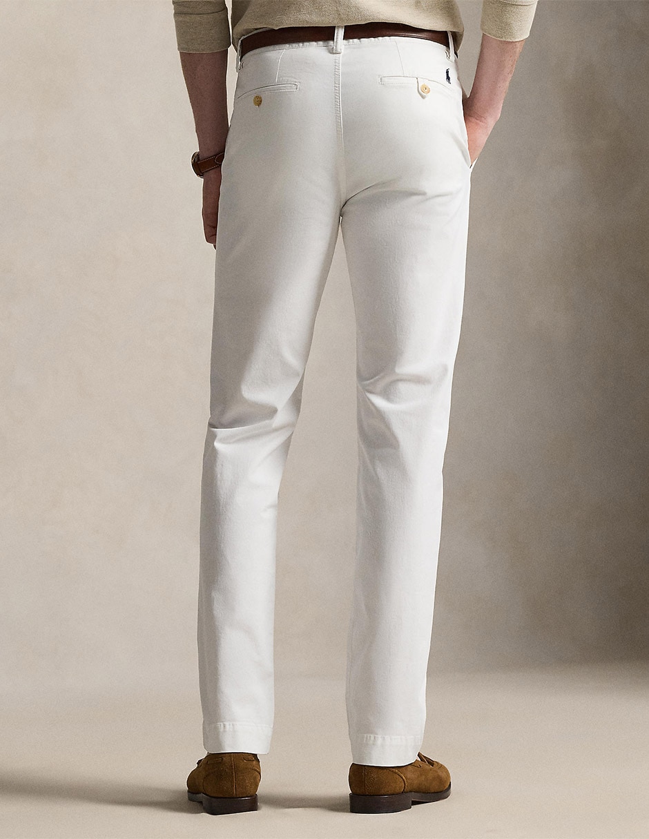 Pantalón business casual chino slim de algodón para hombre 2