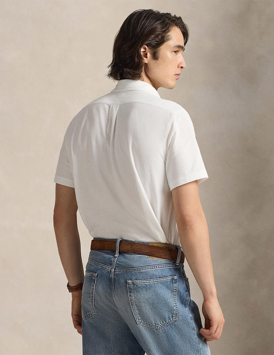 Camisa casual de algodón manga corta para hombre 2