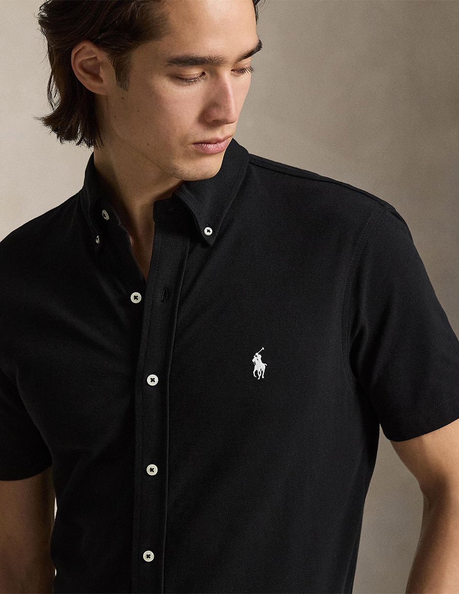 Camisa casual de algodón manga corta para hombre 4