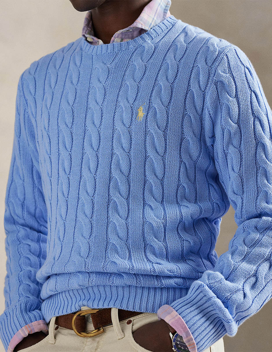 Suéter cuello redondo para hombre 4