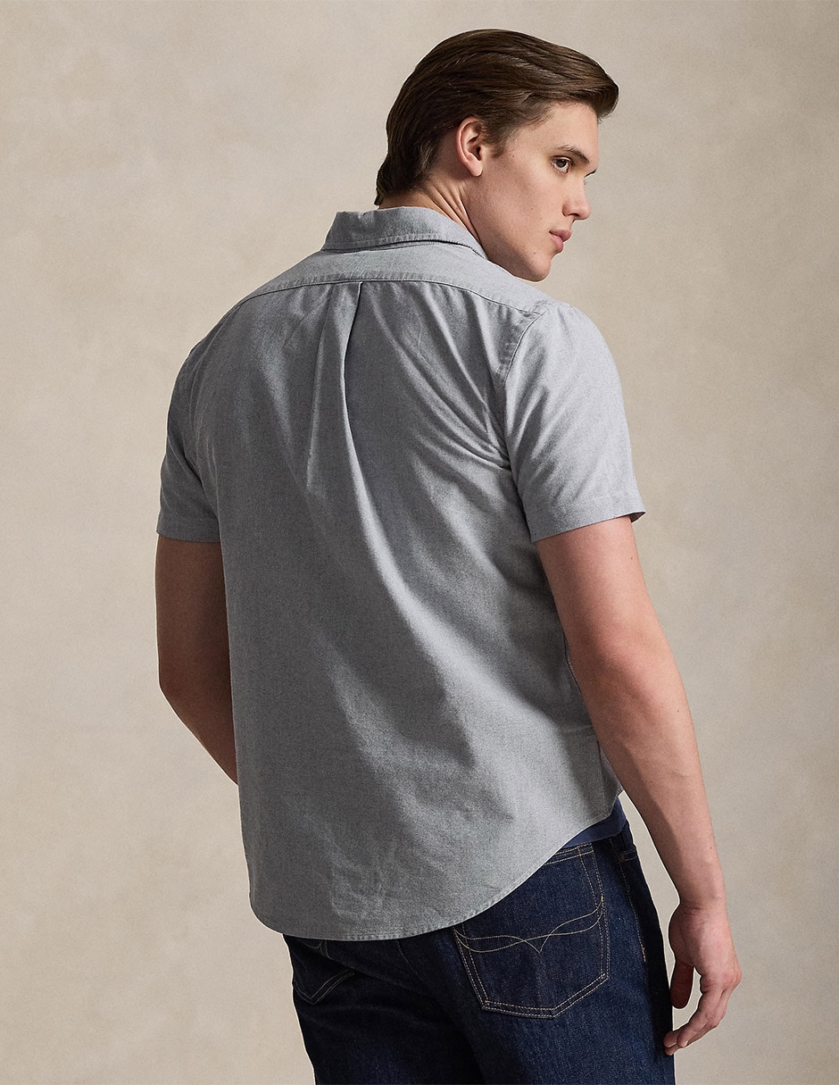 Sobrecamisa casual Polo Ralph Lauren de algodón manga corta para hombre 2