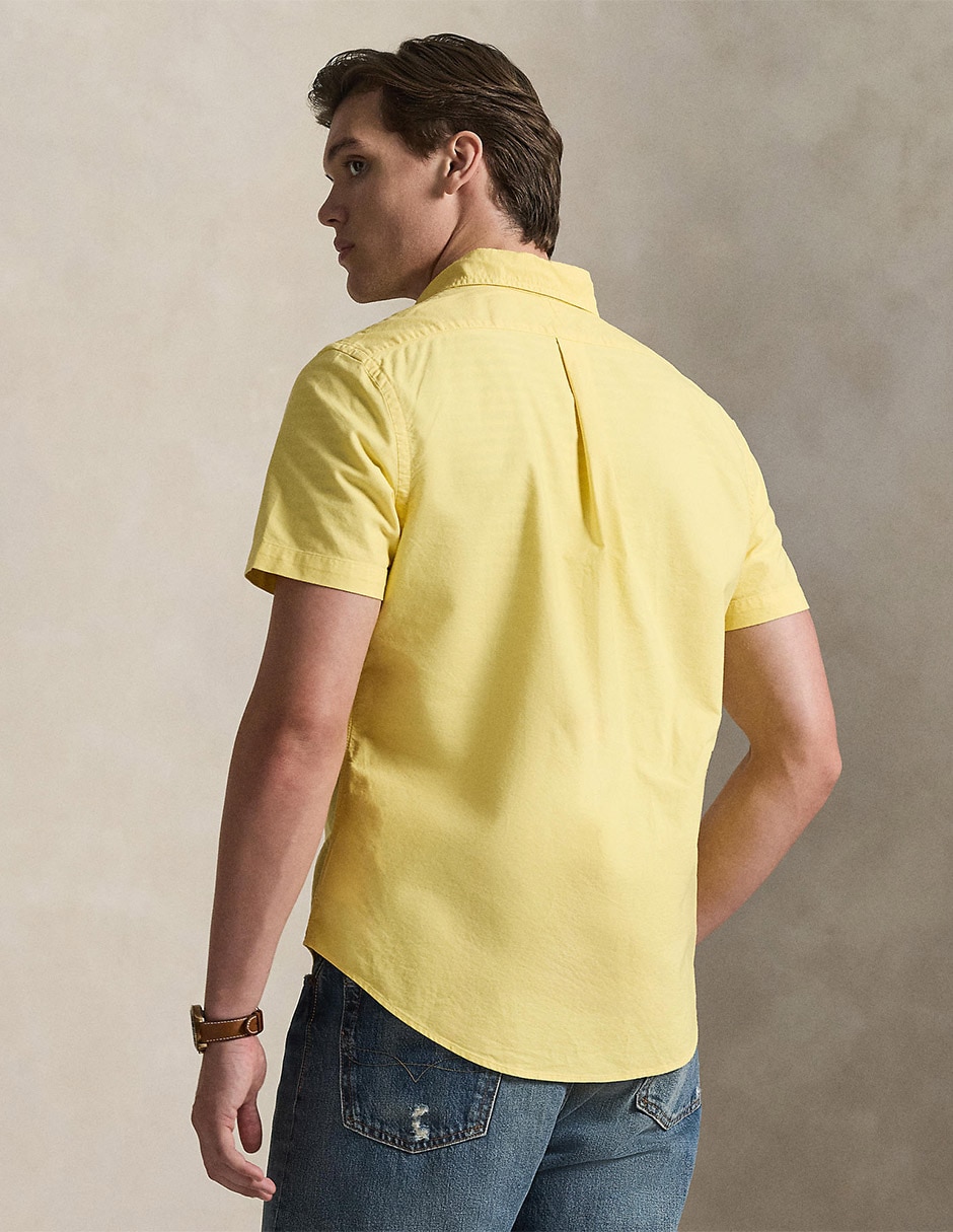 Camisa casual de algodón manga corta para hombre 2
