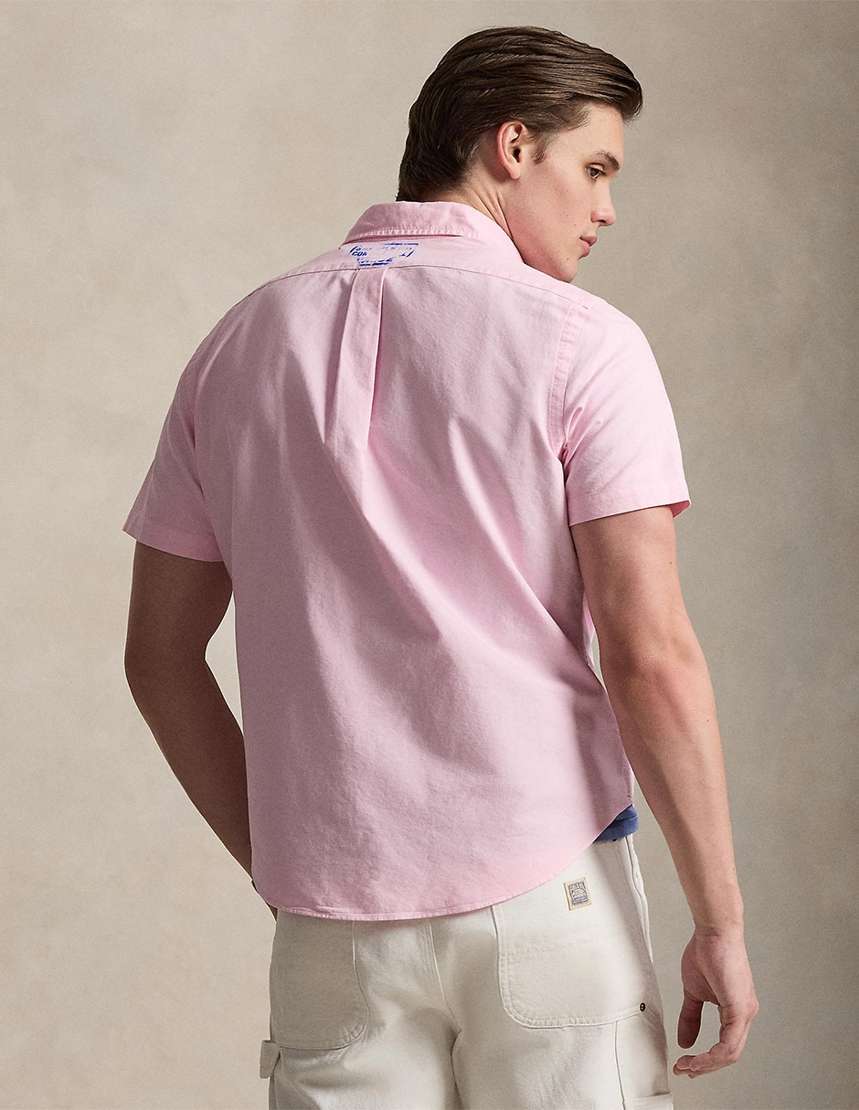Camisa casual de algodón manga corta para hombre 2