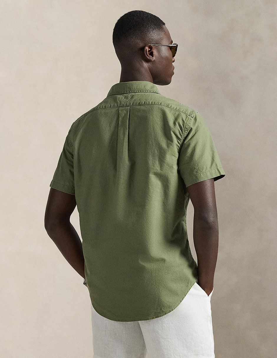 Camisa casual de algodón manga corta para hombre 2