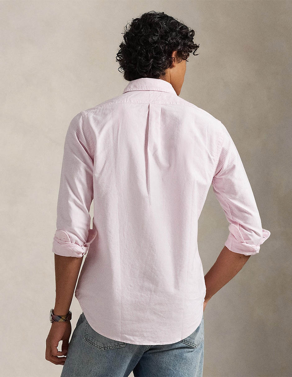 Camisa business casual de algodón manga larga para hombre 2