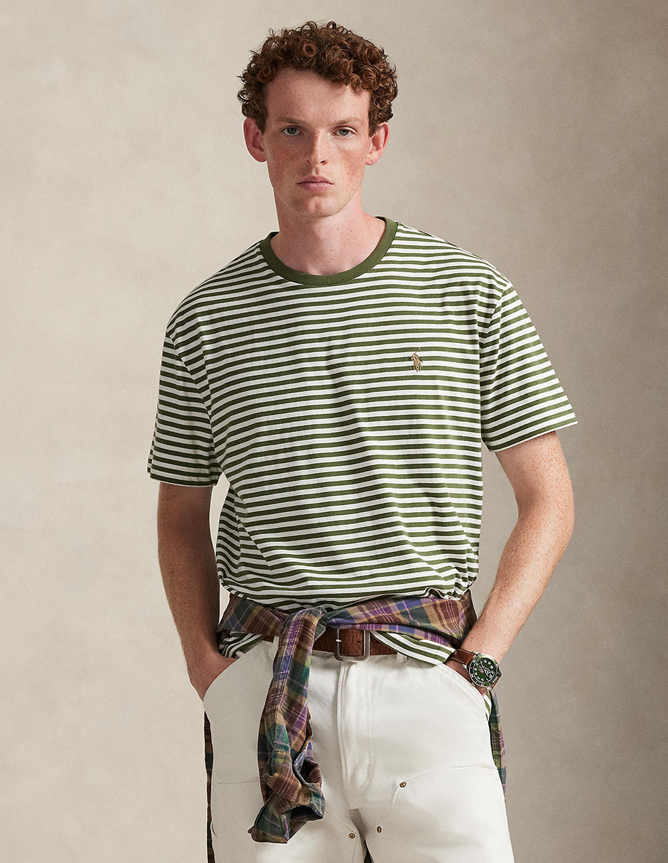 Playera cuello redondo para hombre