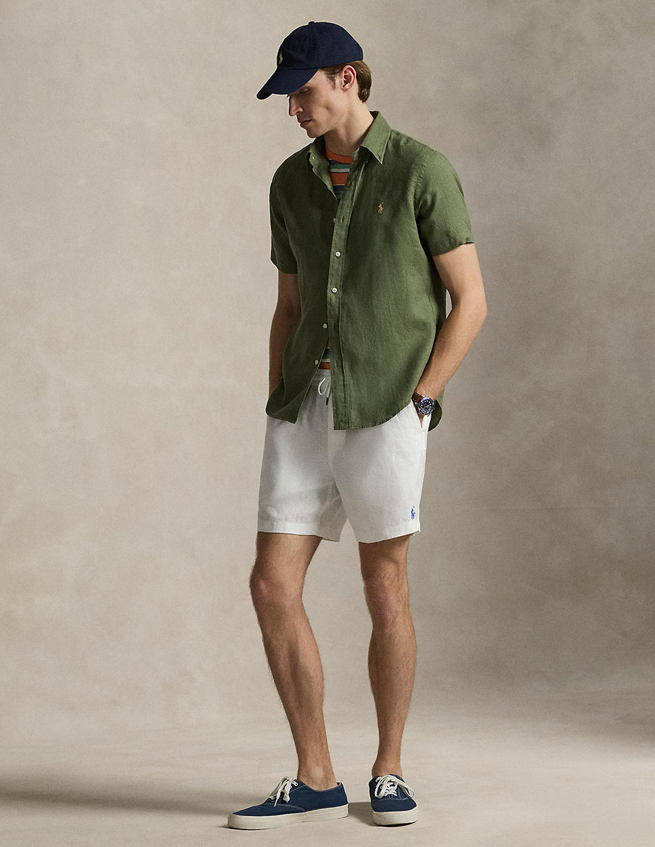 Sobrecamisa casual manga corta para hombre 3