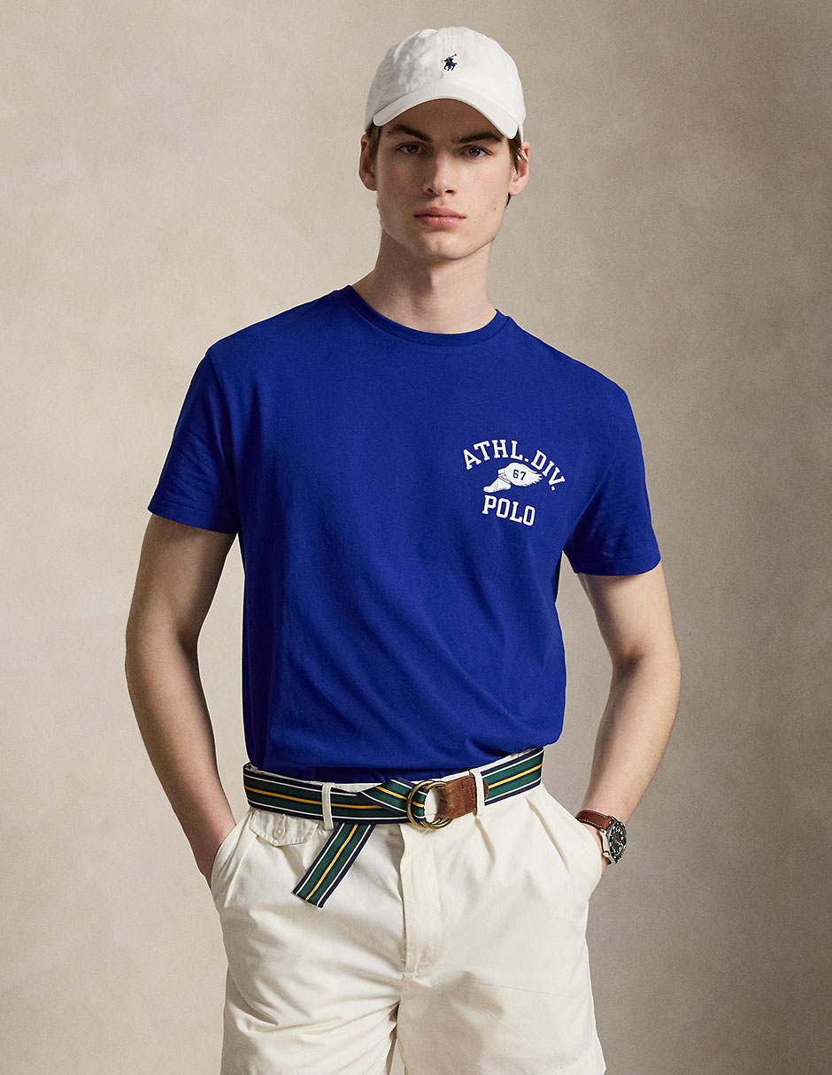 Playera cuello redondo para hombre