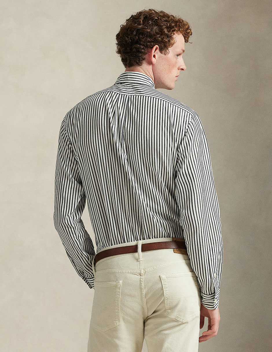 Camisa business casual de algodón manga larga para hombre 2