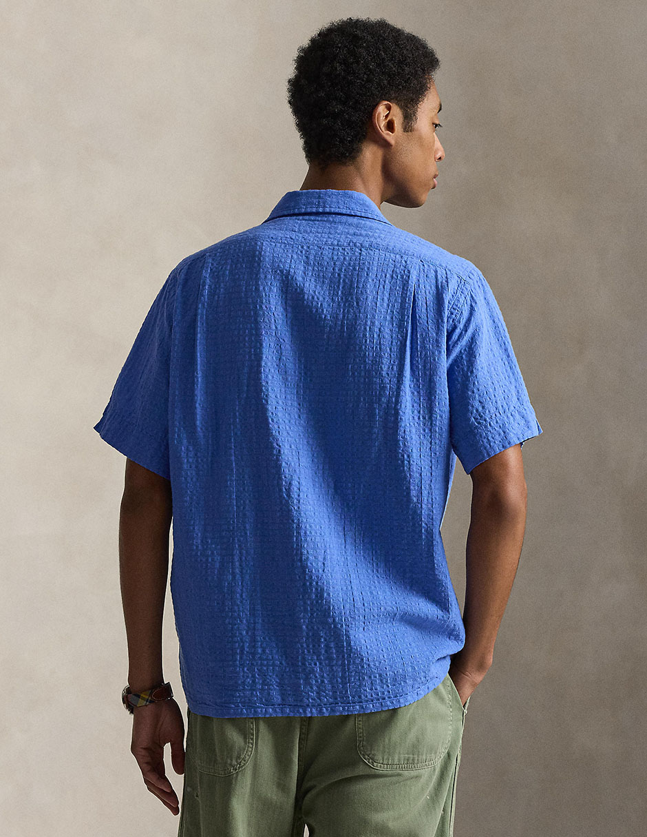 Camisa casual manga al codo para hombre 2
