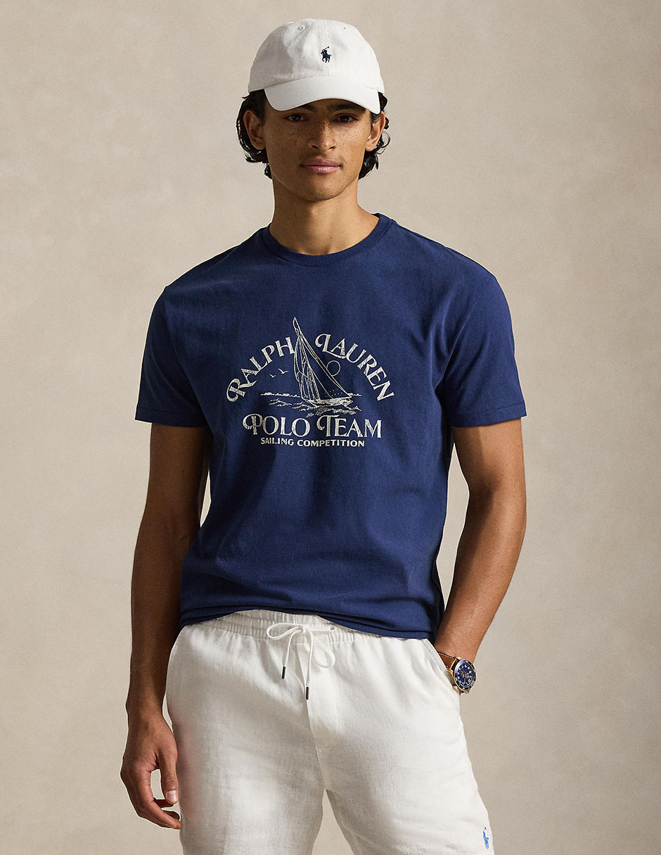 Playera cuello redondo para hombre