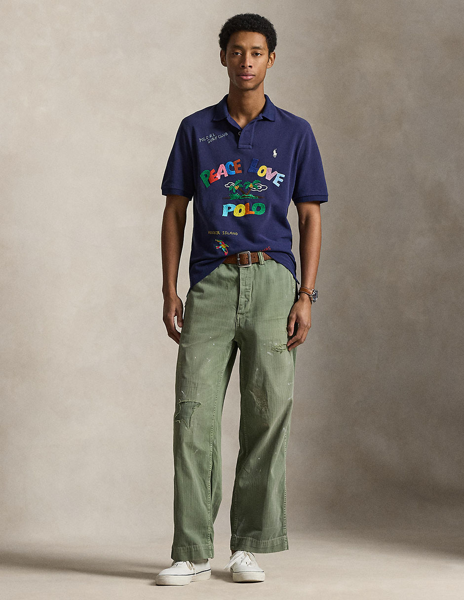 Playera tipo polo Surf Club para hombre
