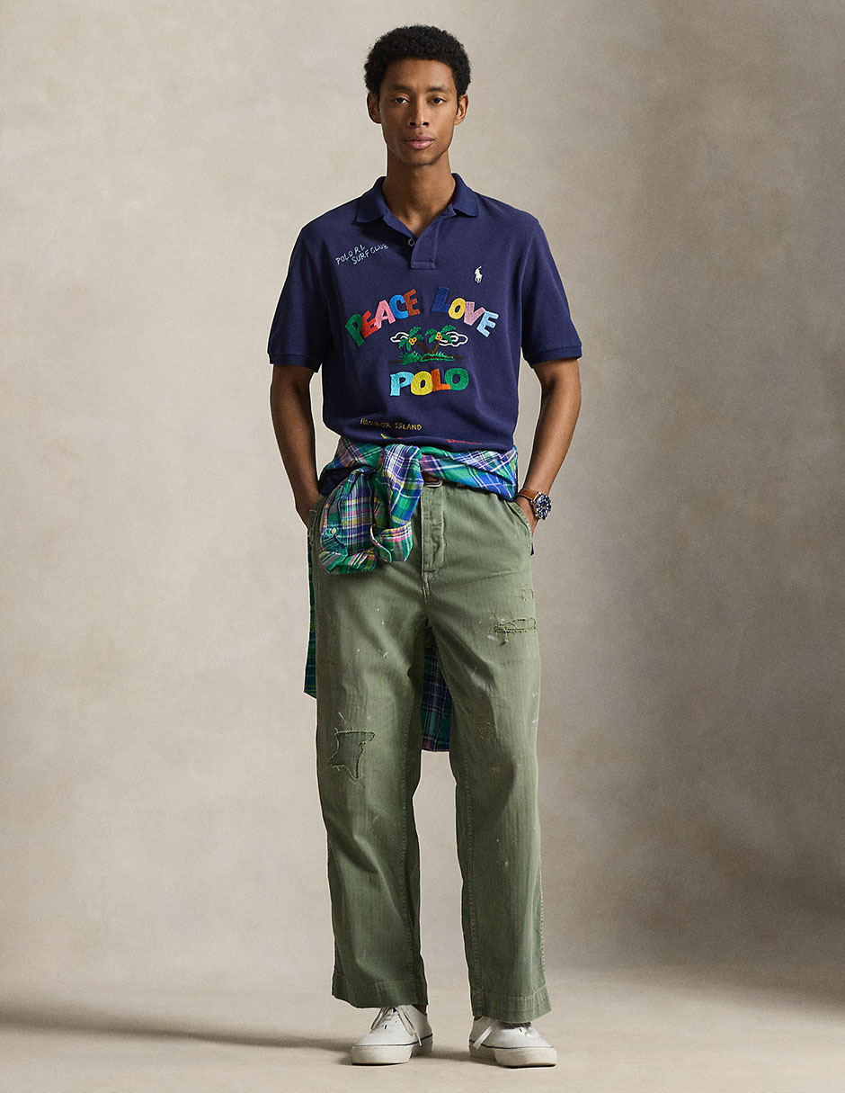 Playera tipo polo Surf Club para hombre 3
