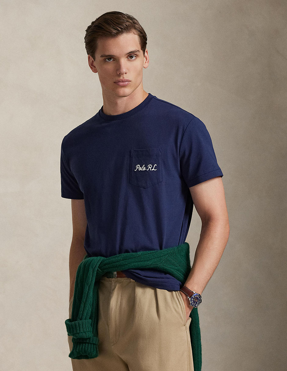 Playera cuello redondo para hombre