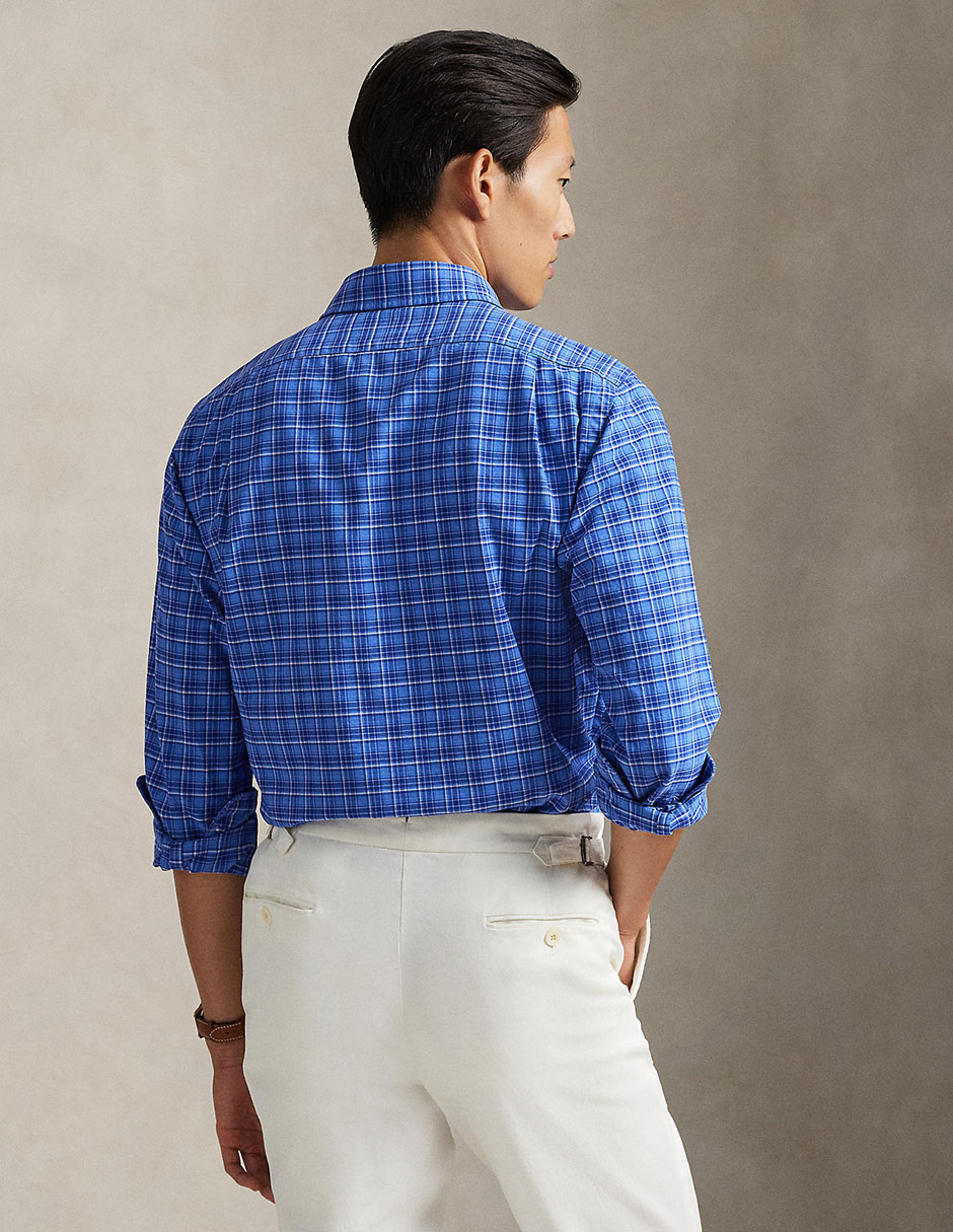 Camisa business casual de algodón manga larga para hombre 2