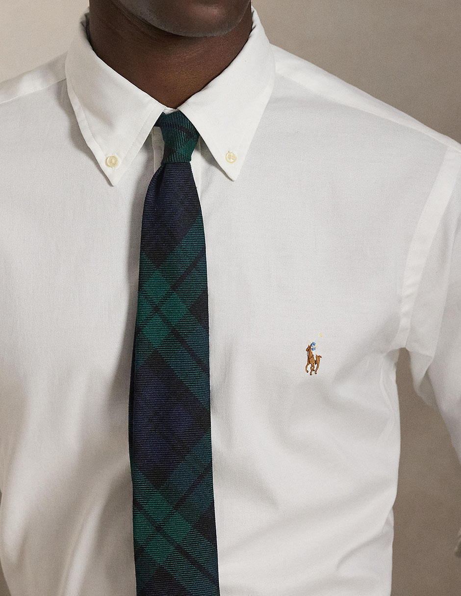 Camisa business casual de algodón manga larga para hombre 5
