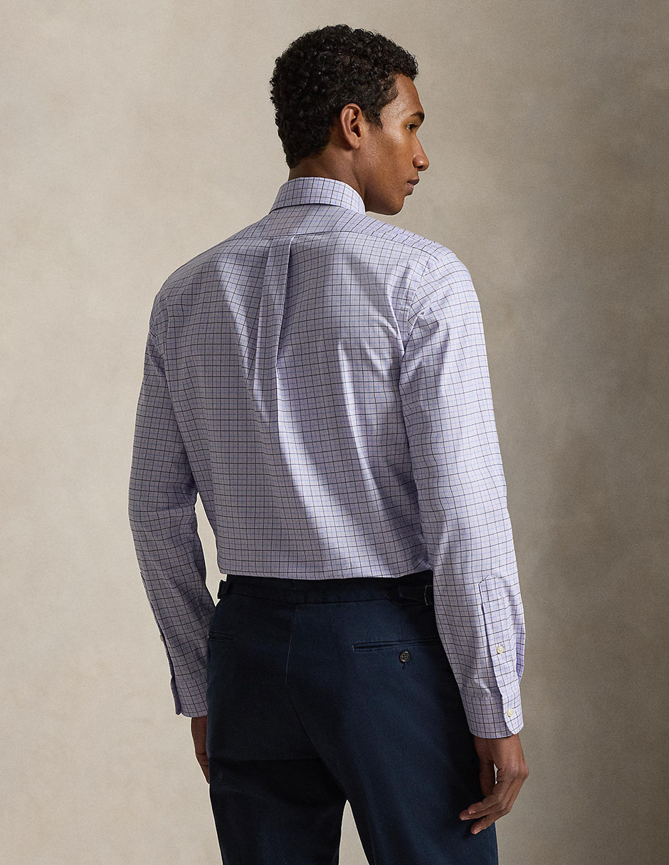 Camisa bussines casual algodón manga larga manga 2