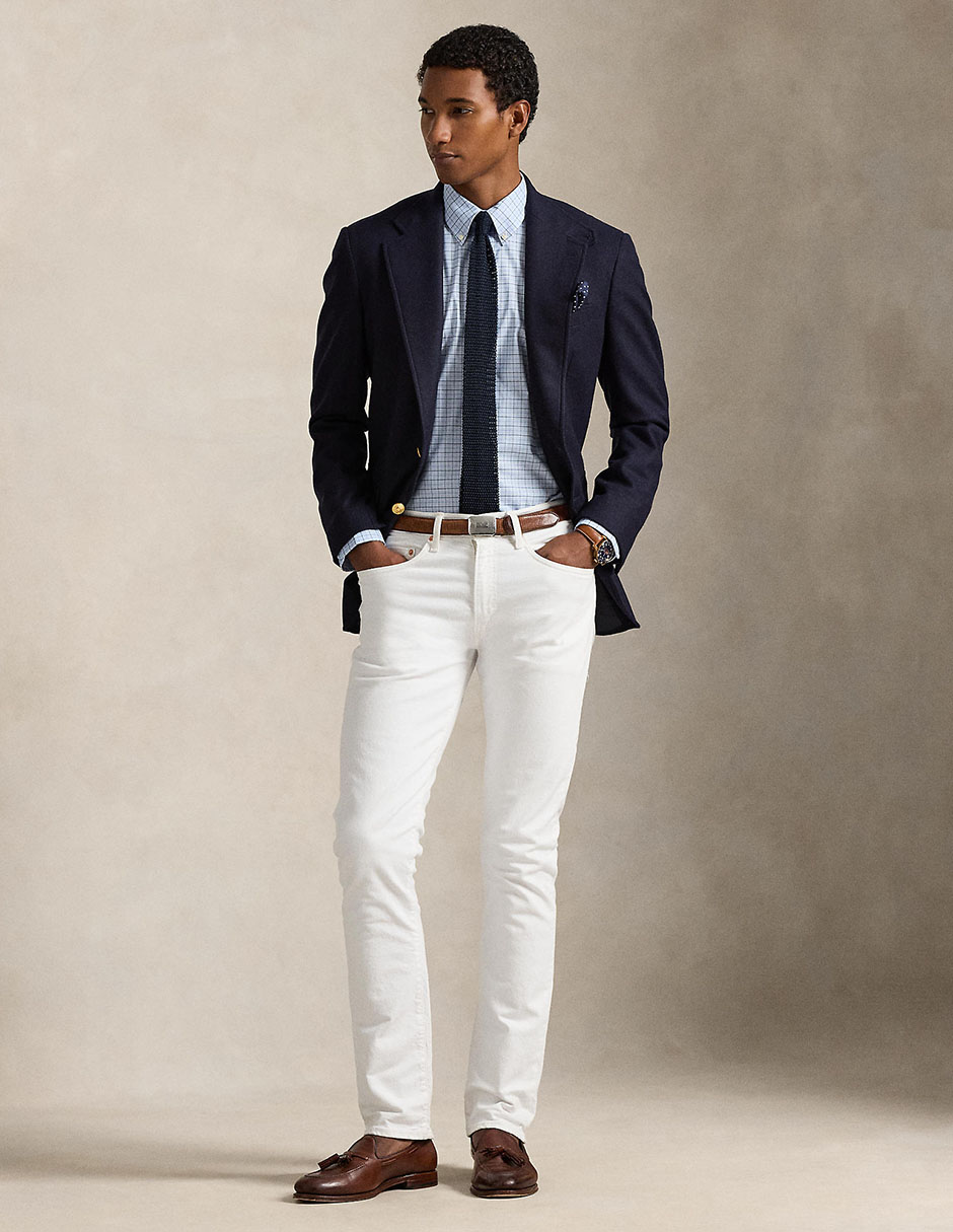Camisa business casual de algodón manga larga para hombre 3