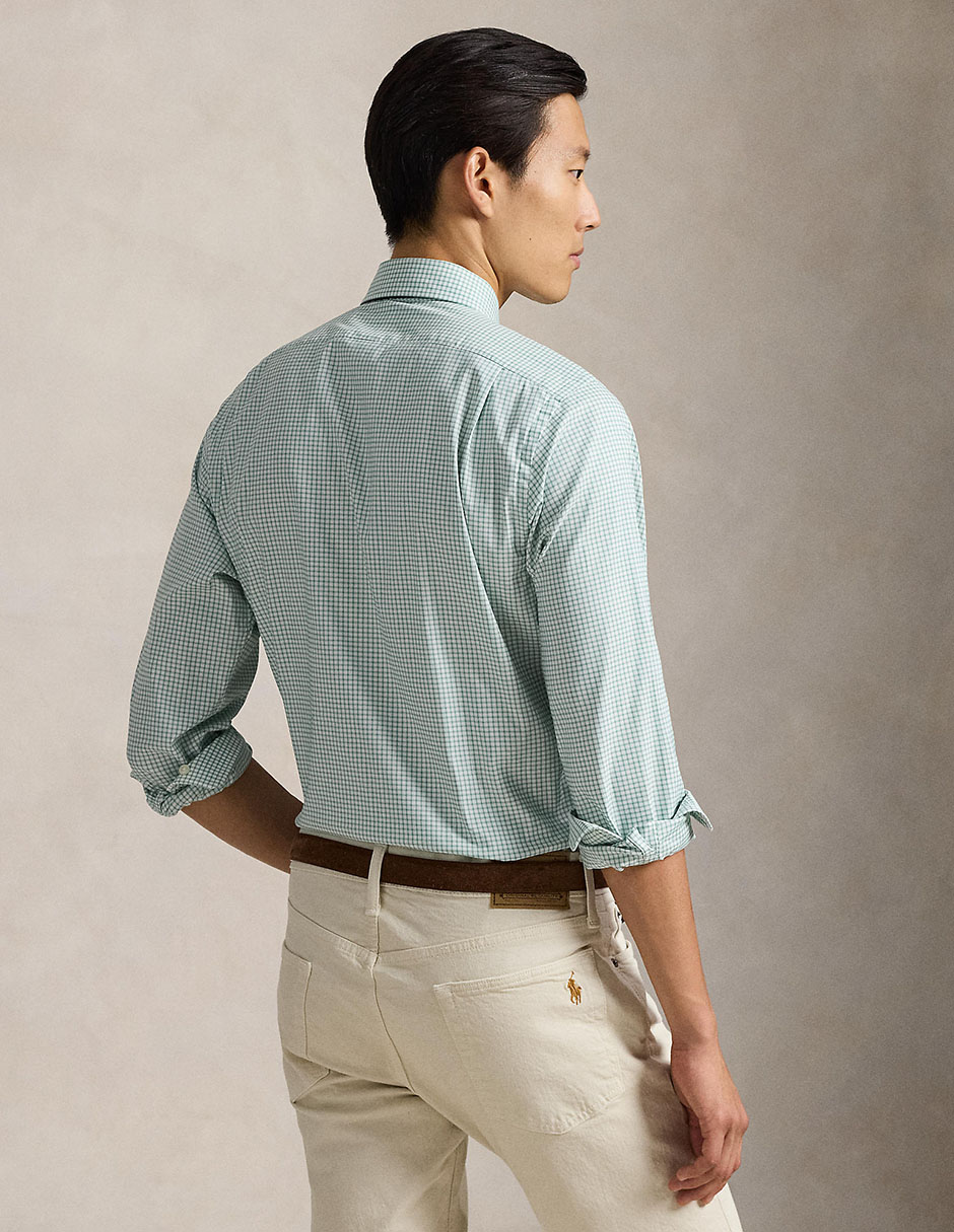 Camisa casual de algodón manga larga para hombre 2