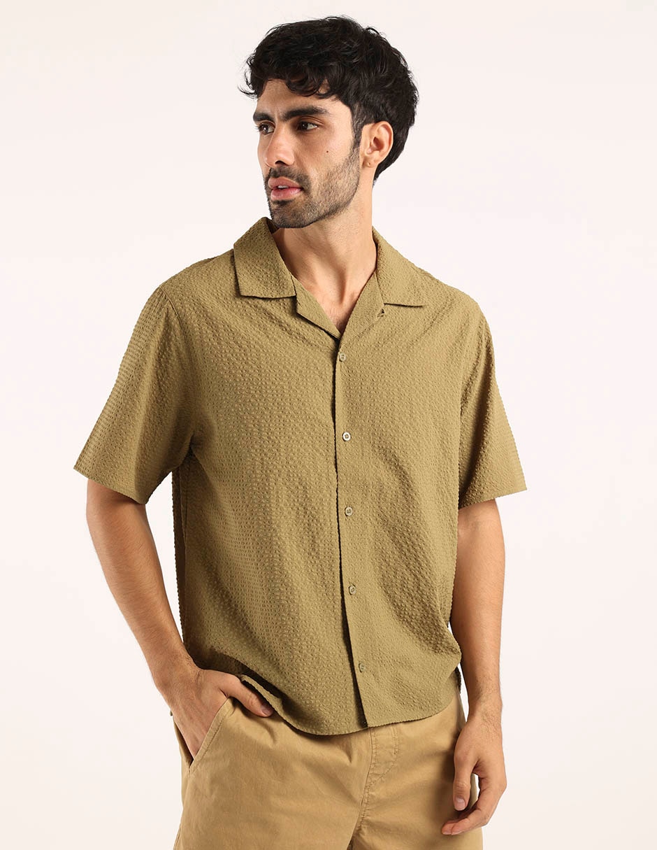 Camisa casual manga corta para hombre 2