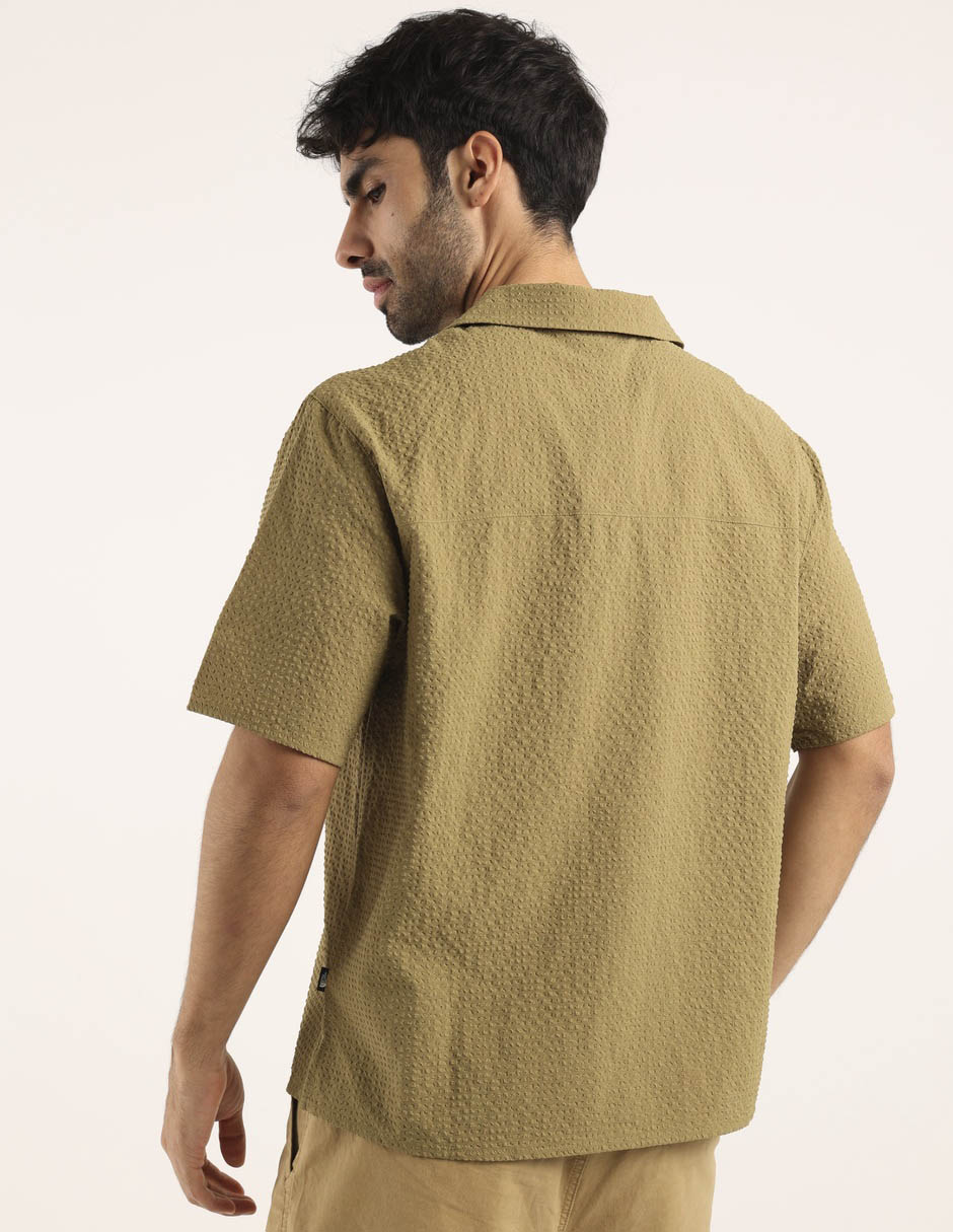 Camisa casual manga corta para hombre 6