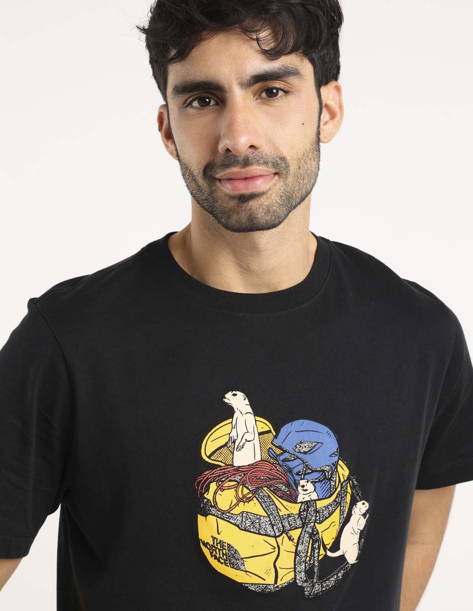 Playera M Woodland Wanderer cuello redondo para hombre 4