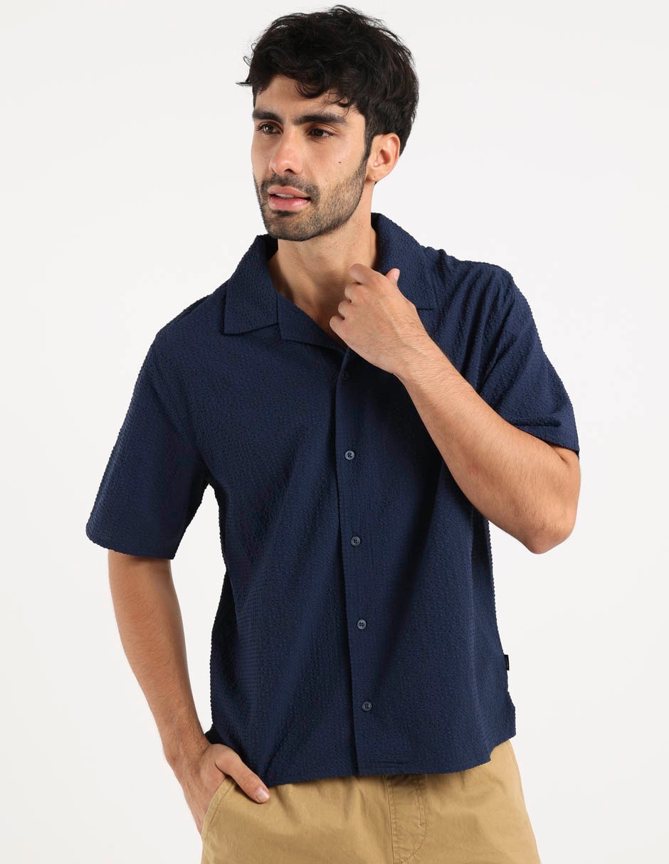 Camisa casual manga corta para hombre 2