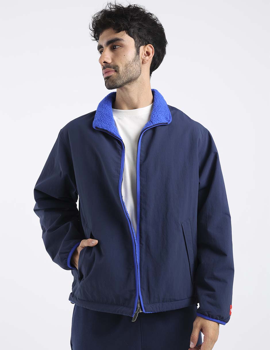 Chamarra casual reversible para hombre