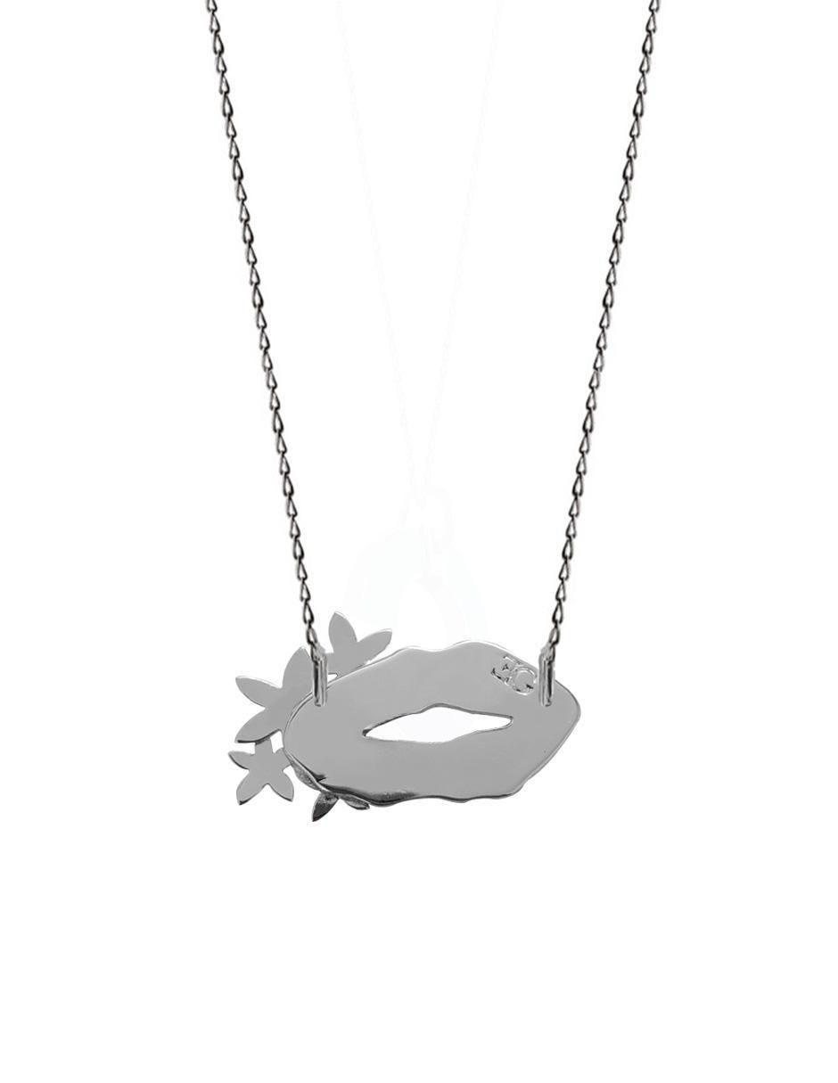 Collar de labios de plata P 925 2