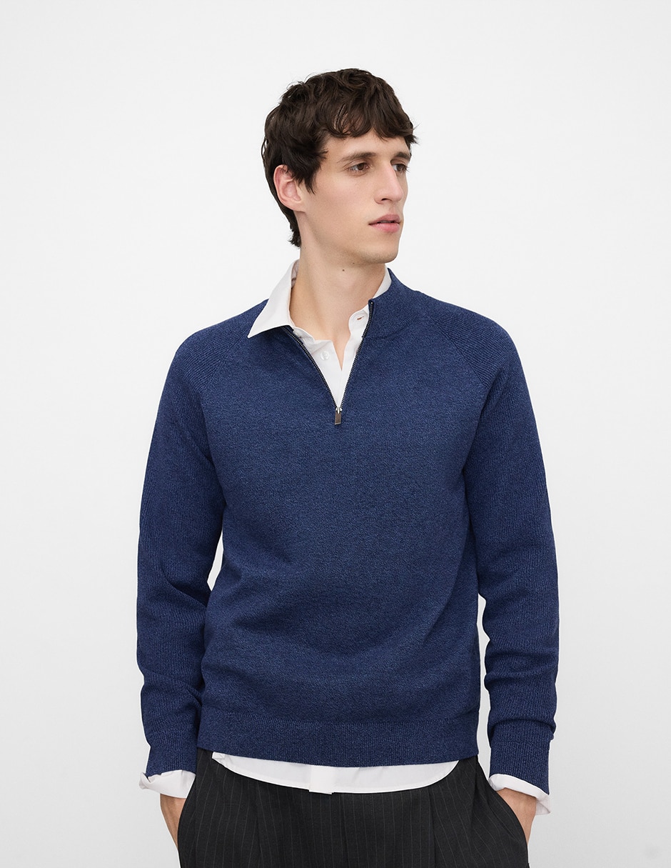 Suéter cuello redondo para hombre