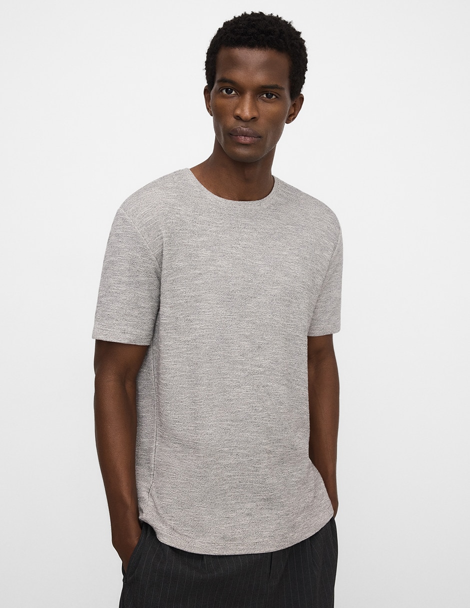Playera cuello redondo para hombre