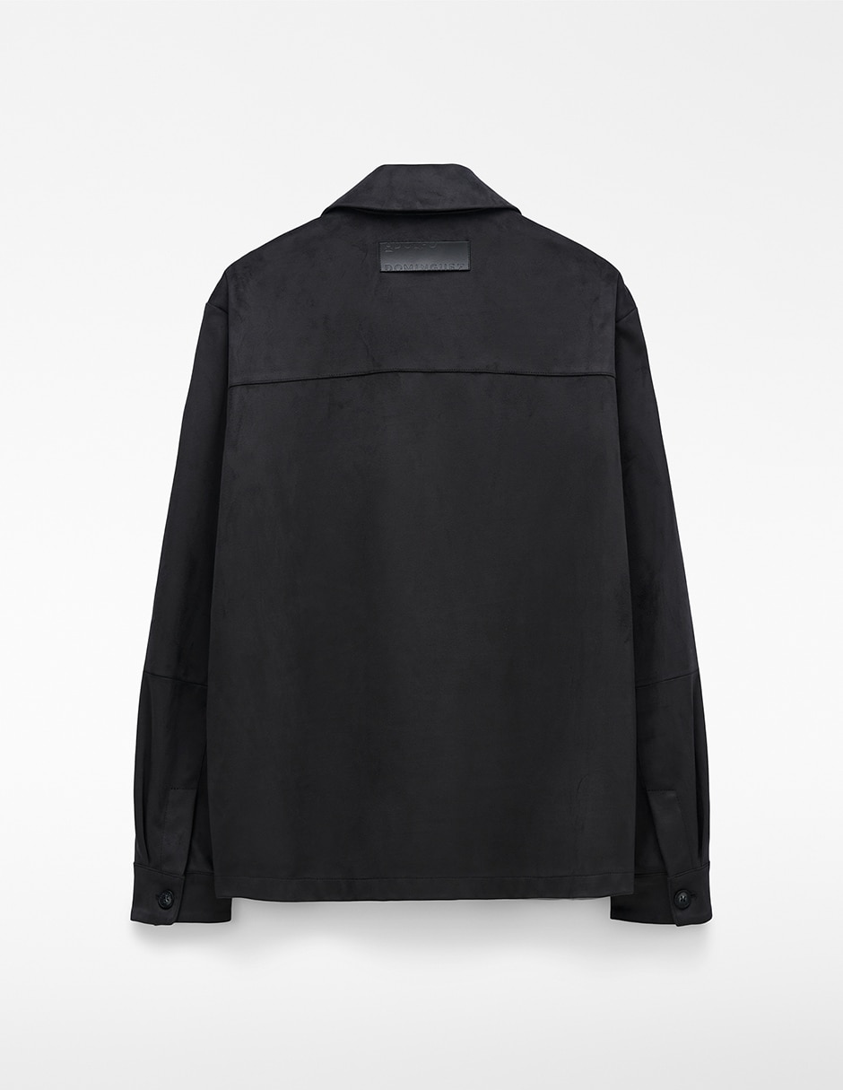 Sobrecamisa casual manga larga para hombre 6