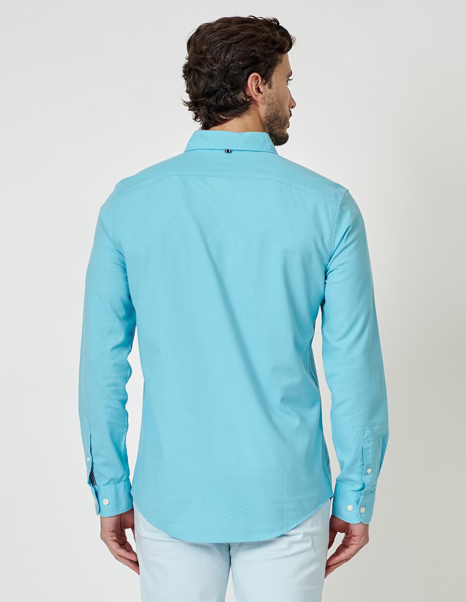 Camisa casual manga larga para hombre 3