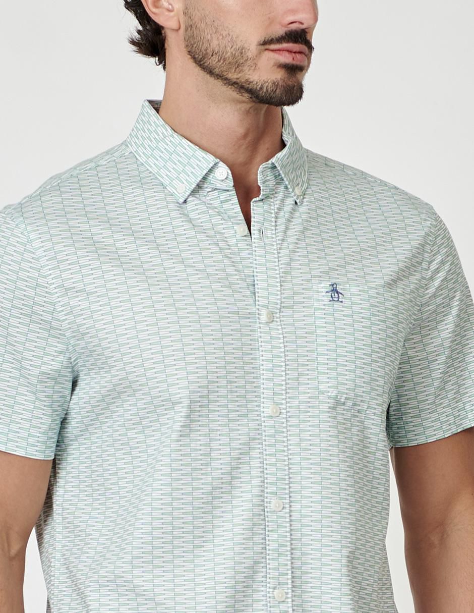 Camisa casual manga corta para hombre 2