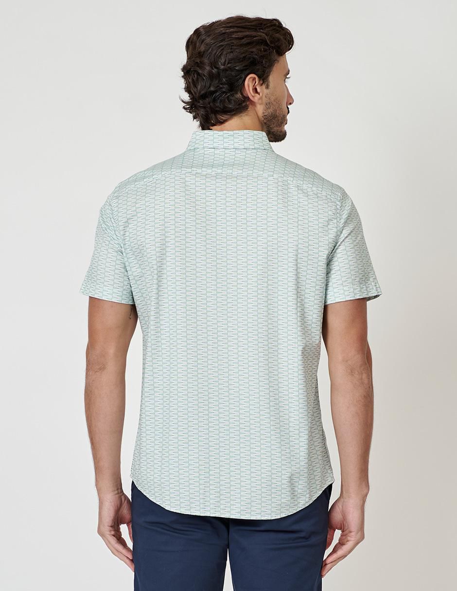 Camisa casual manga corta para hombre 3