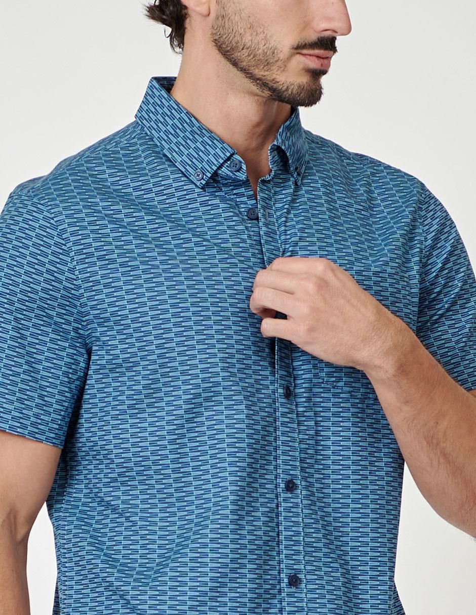 Camisa casual manga corta para hombre 2